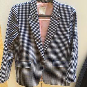 Sandro checked blazer. Single breasted. Size 40 (US 8).